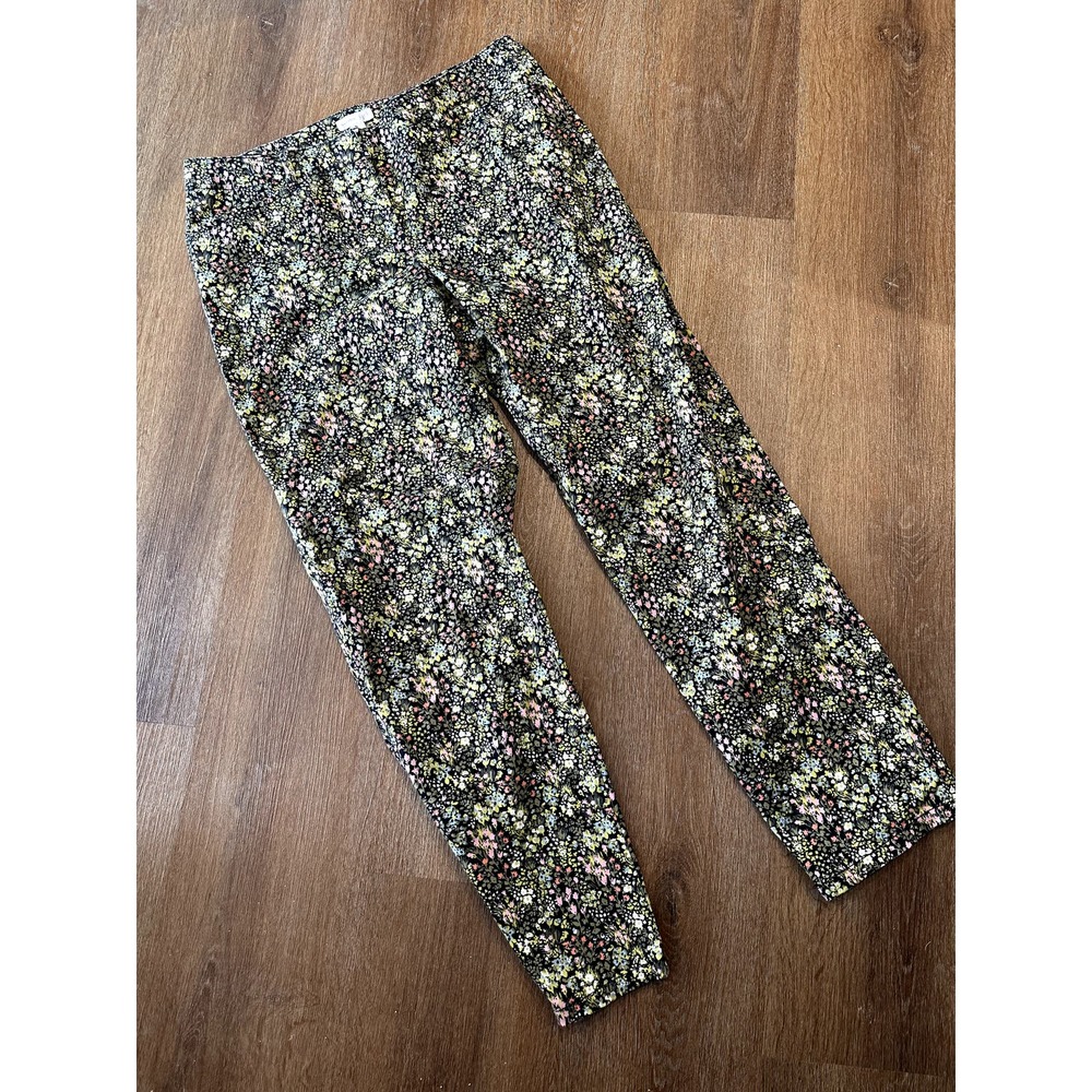 J. Jill Live-In Chino Floral Pants - Size 6 - Excellent Condition